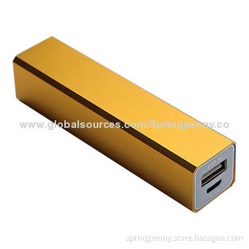 Travel 2,200mAh Mobile Power Bank with 5V DC/0.6A Input
